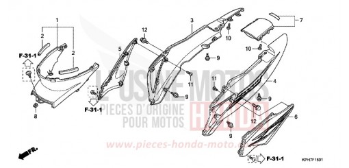 HOUSSE DE CARROSSERIE (2) ANF1257 de 2007